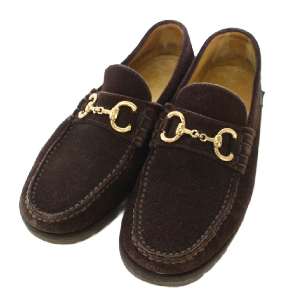 パラブーツ Paraboot ユナイテッドアローズ別注 ビット ローファー スエード 6 5 ブラウン 0719 TK