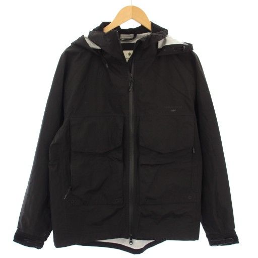 スノーピーク snow peak トーンドトラウト FISHING SHELL JACKET マウンテンパーカ ジャケット ブルゾン M 黒 TT 2210-JK 01 TK