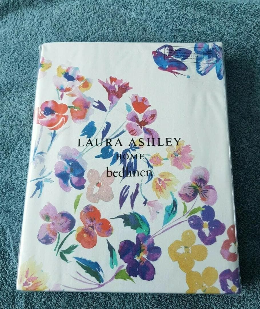 ローラアシュレイ 掛け布団カバー＆枕カバーセット バタフライ ダブル