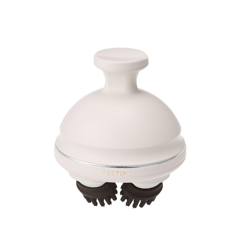 FESTINO フェスティノ EMSヘッドスパ SMHB 044 防水 軽量 USB充電式 電動 ギフト ホワイト