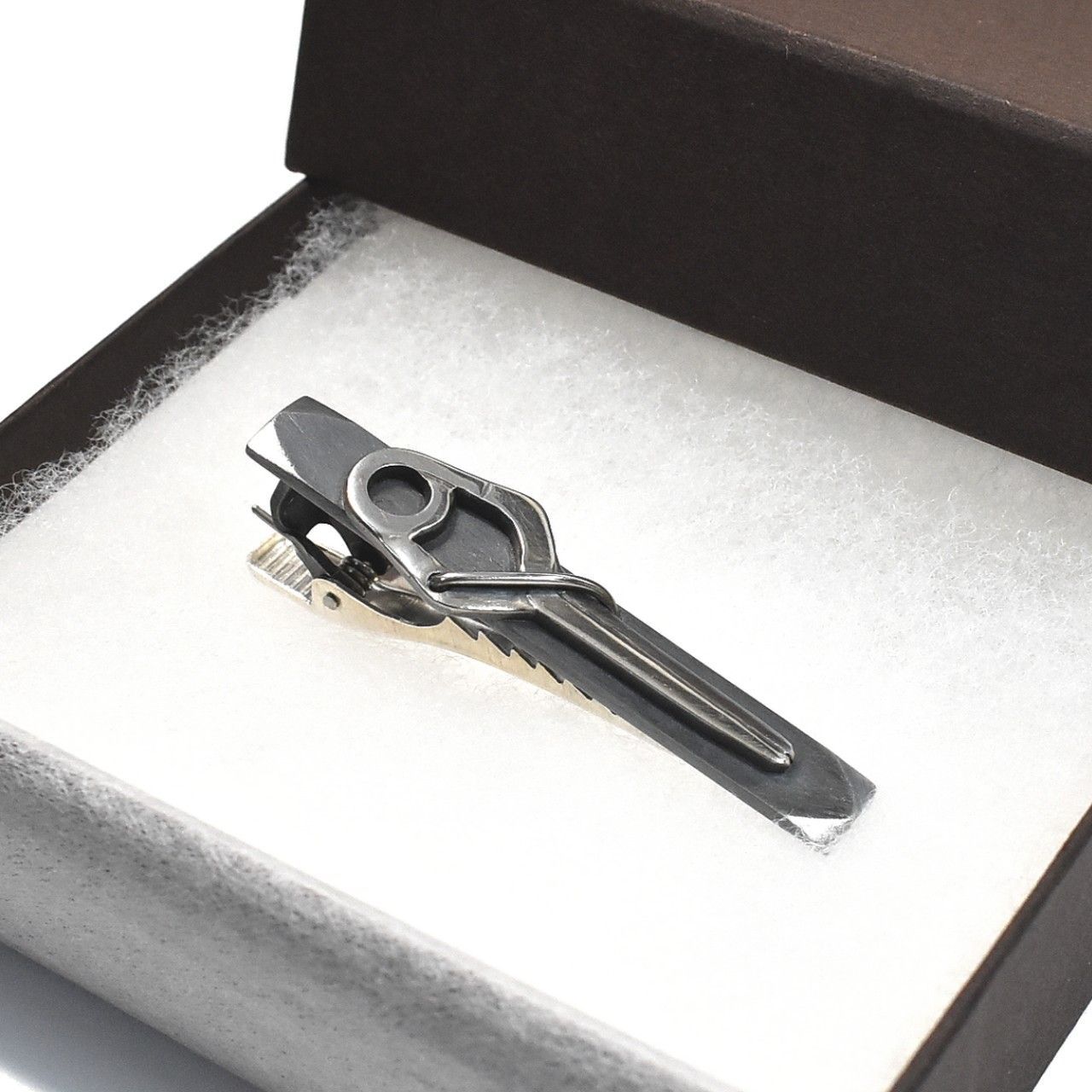 クリッピング術 クリップモチーフ シルバーネクタイピン