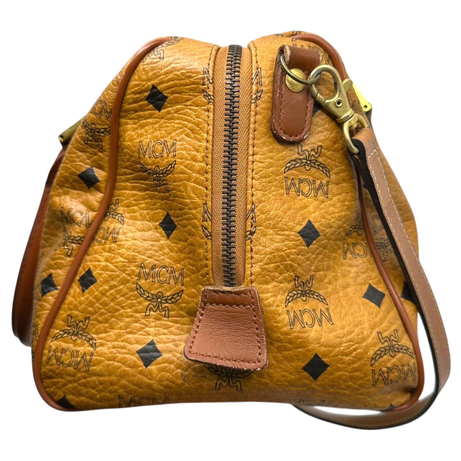 MCM(エムシーエム) 2way Shoulder Mini Boston Bag ショルダー ミニ 