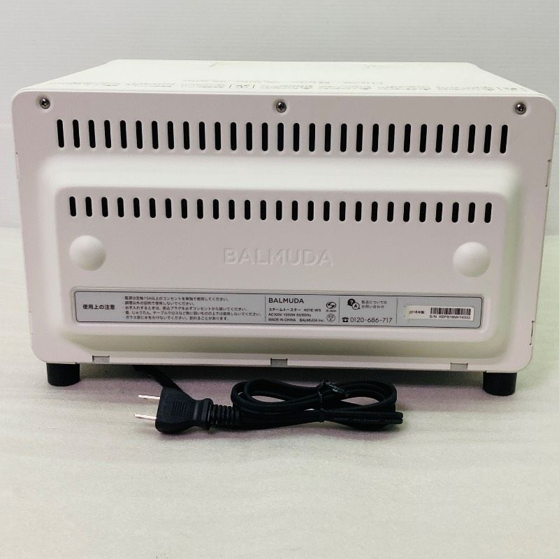 【動作確認済み】BALMUDA The Toaster スチームトースター K01E-WS 2018年製 BU7 - メルカリ