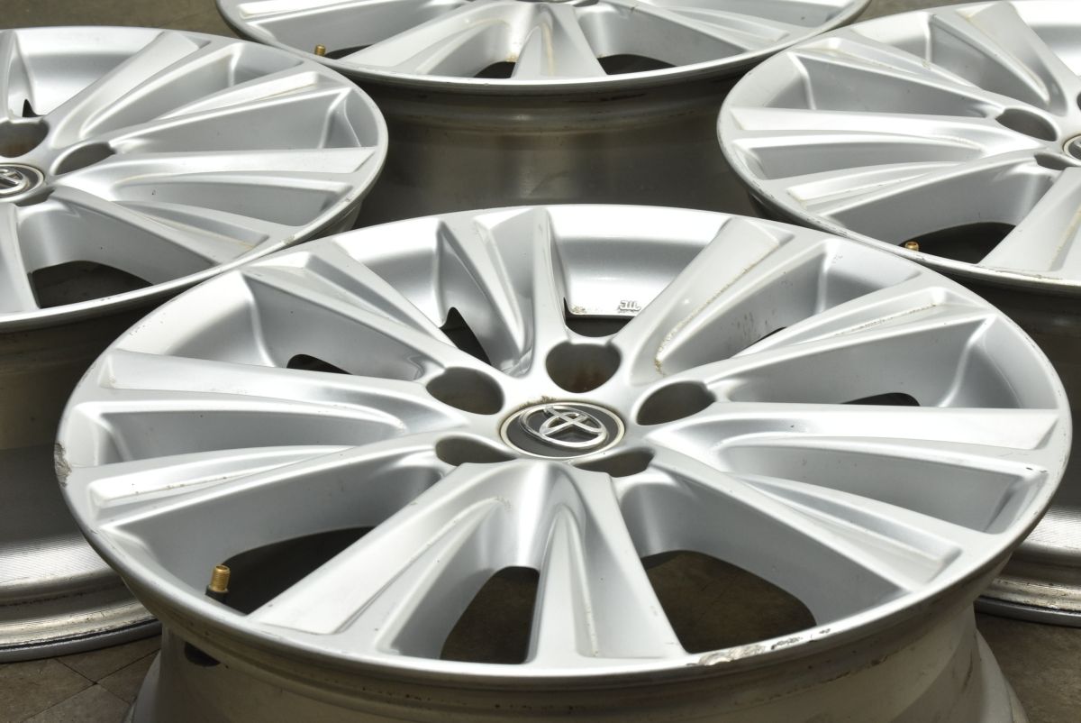 スタッドレス用などに トヨタ 30 アルファード ヴェルファイア 18 in 7 5 J 45 PCD 114 3 4本 20 前期 後期 ハリアー RAV 4