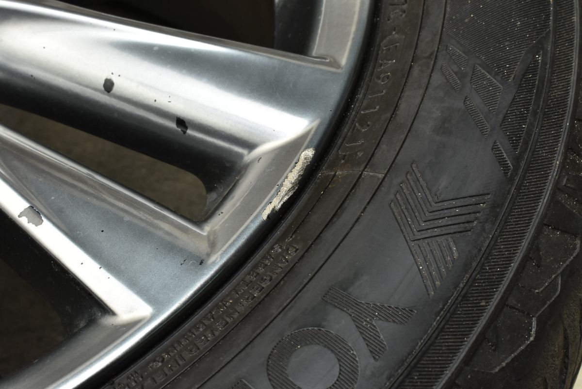  良好品 トヨタ 60 ハリアー 18 in 7 5 J 45 PCD 114 3 ヨコハマ 235 55 R ノーマル戻し RAV 4 ヴァンガード 流用 18インチ タイヤ ホイールセット