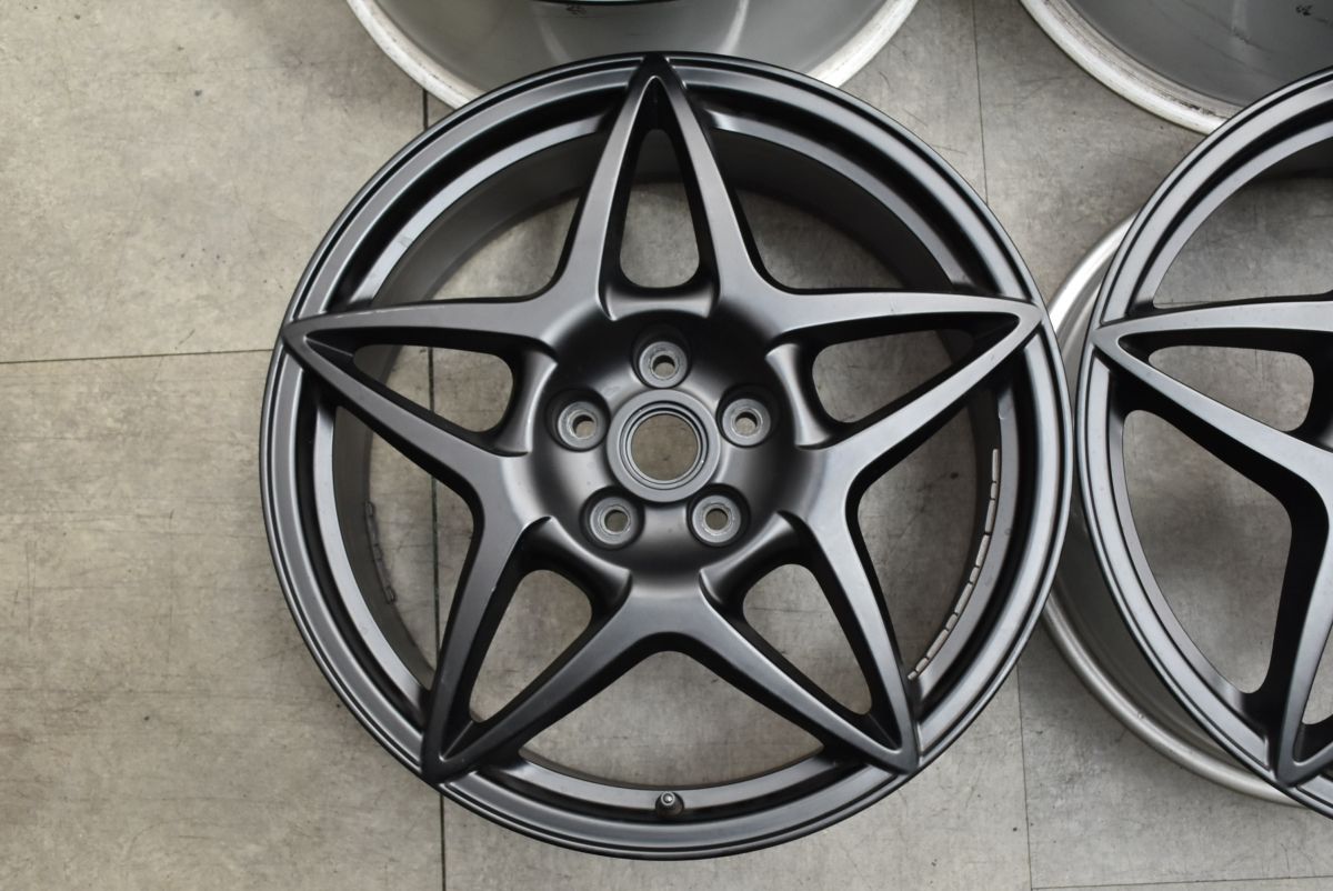 フェラーリ 599 GTB フィオラノ 19 in 8 J 43 5 20 11 63 PCD 114 3 4本 品番 211024 211025 マットブラック塗装