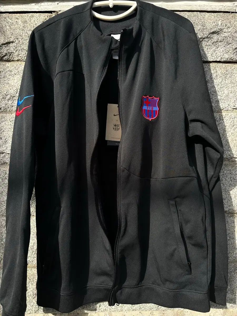 NIKE バルセロナ ジャージ ジップアップ 起毛 コレクション ブラック