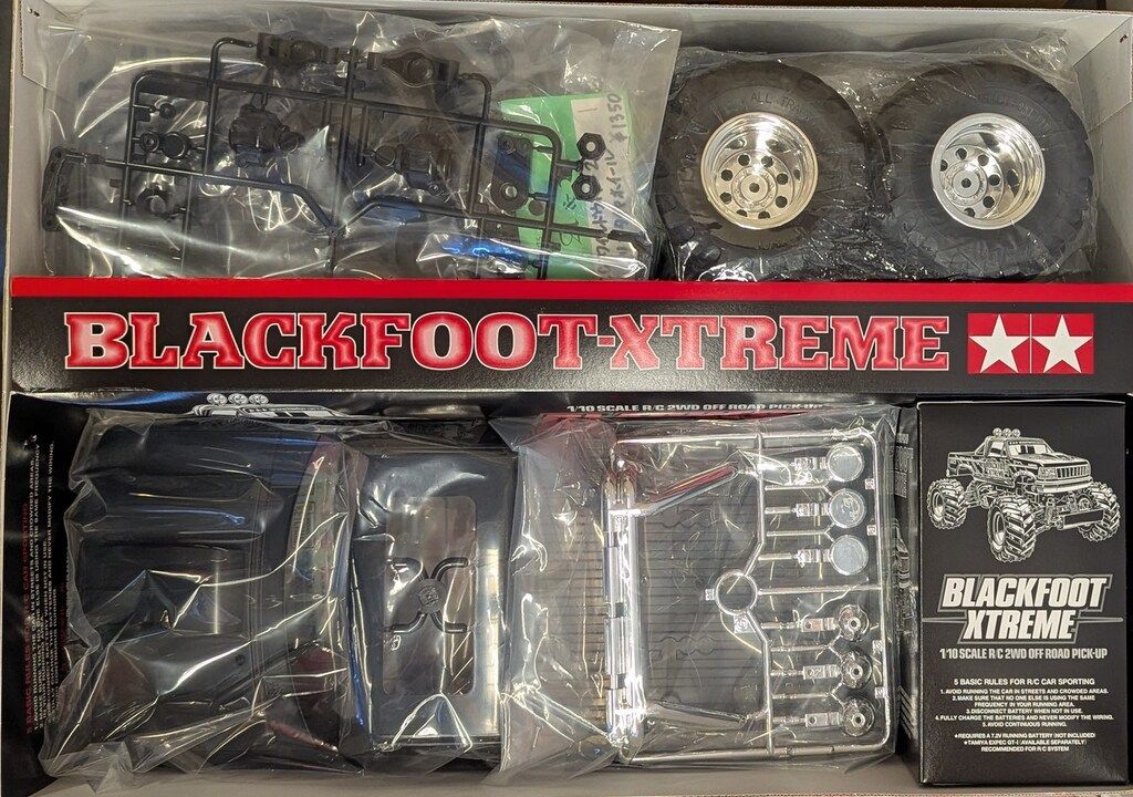 タミヤ 1 10 電動RCカー ブラックフット エクストリーム WT 01 58312