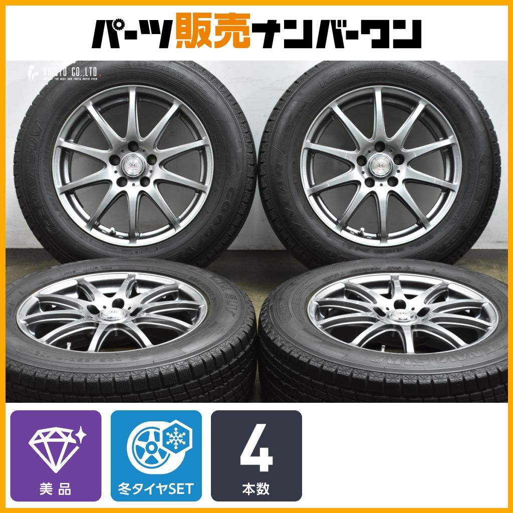 ロクサーニ RS 10 17 in 7 J 38 PCD 114 3 グッドイヤー アイスナビ SUV 225 65 R レクサス NX ハリアー RAV 4 CX 5 8 CR V