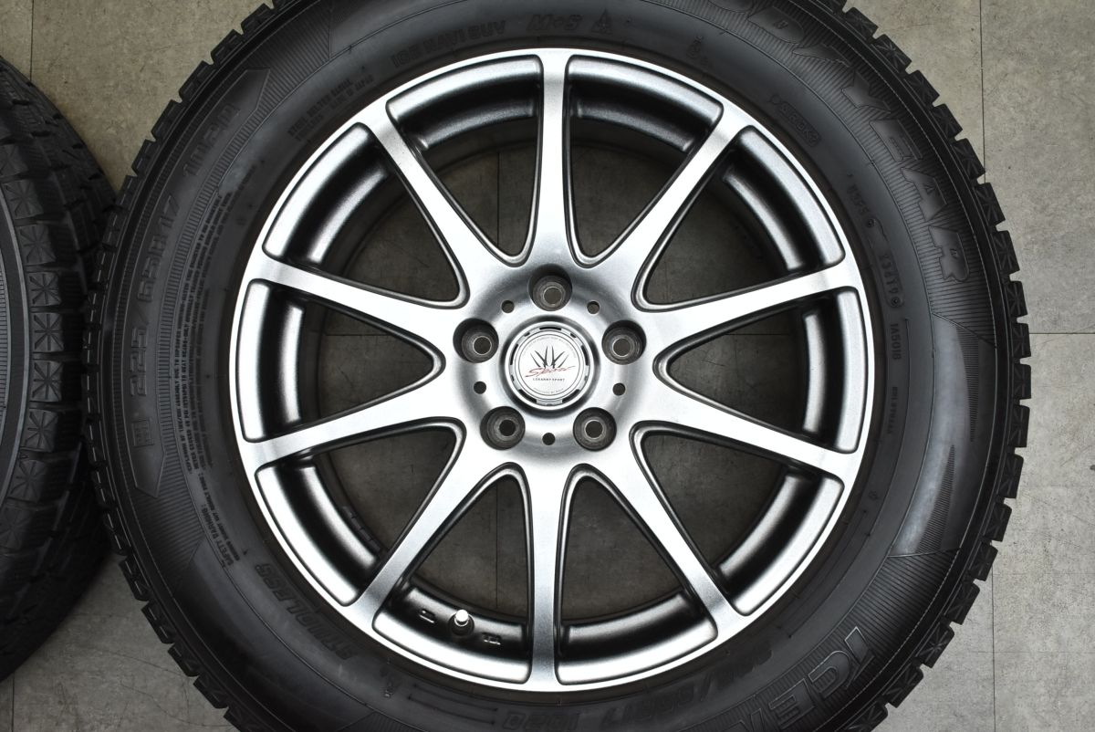  ロクサーニ RS 10 17 in 7 J 38 PCD 114 3 グッドイヤー アイスナビ SUV 225 65 R レクサス NX ハリアー RAV 4 CX 5 8 CR V 17インチ タイヤ ホイールセット