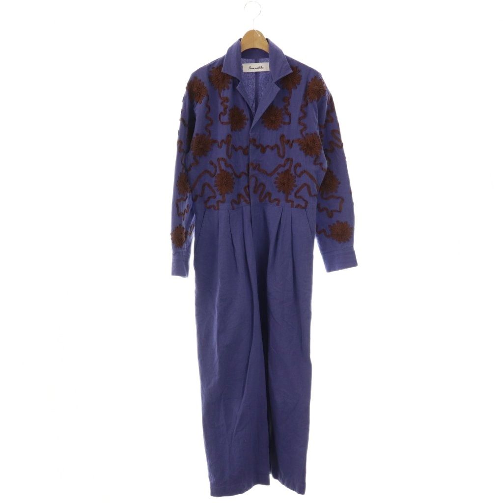 サラマリカ Sara Mallika テープ刺繍デザイン ジャンプスーツ