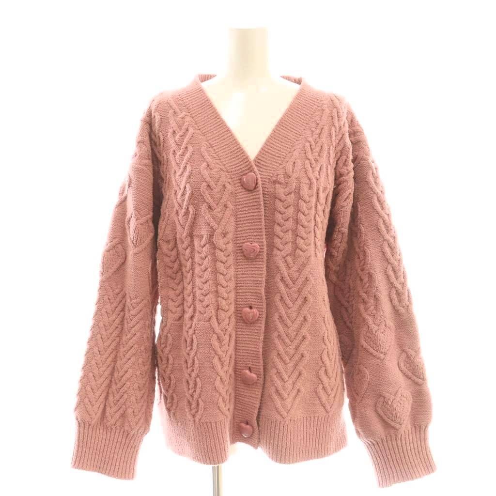 ジェラートピケ gelato pique スフレ ハート アラン カーディガン