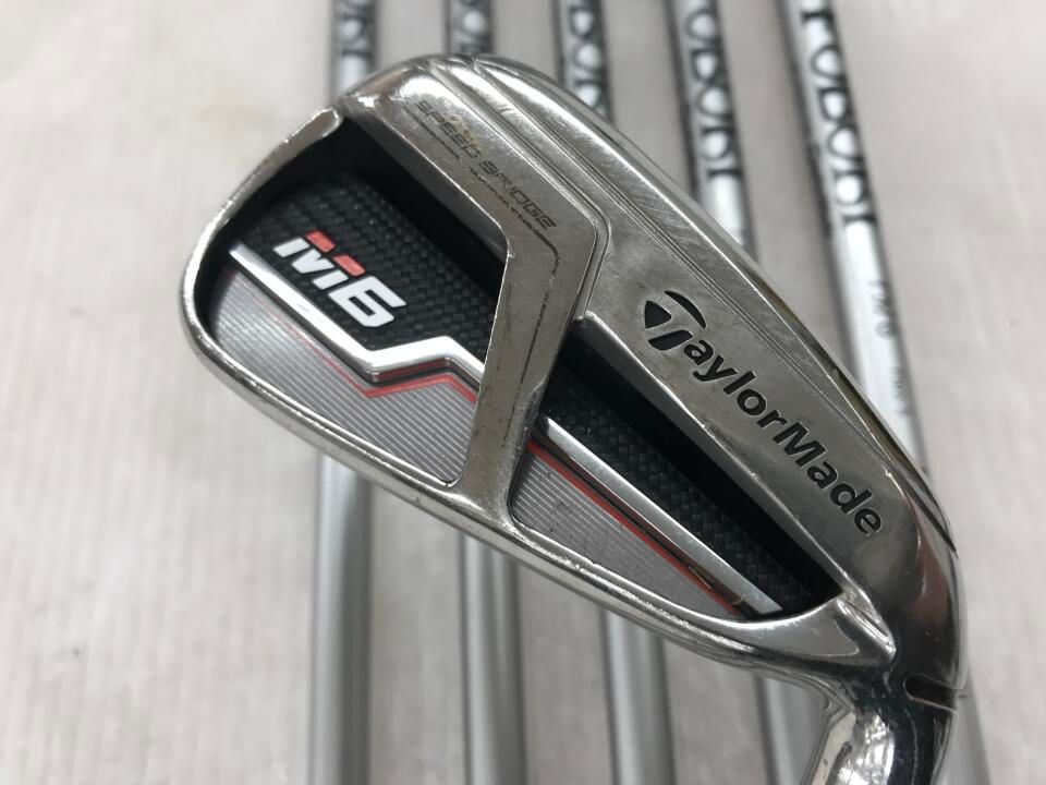 テーラーメイド M6 FUBUKI TM6 2019 Sフレックス アイアンセット 中古
