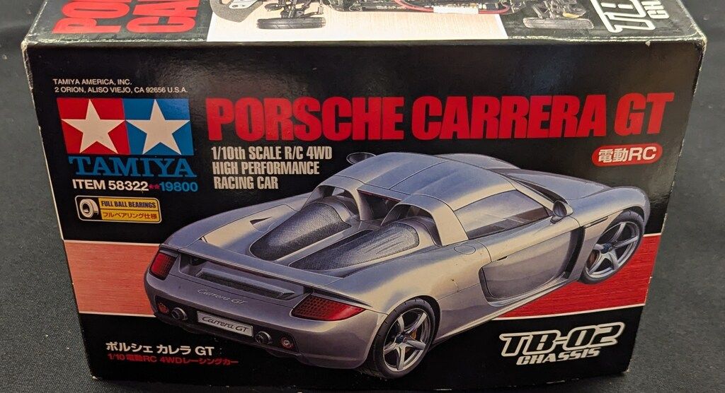 タミヤ 1|10 電動RC 4 WDレーシングカー ポルシェ カレラ GT|電動RC