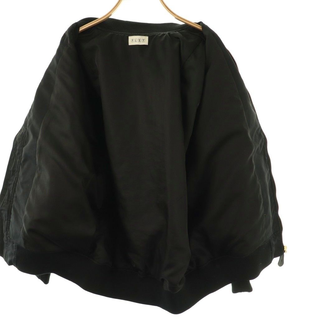 プラステ PLST MA-1ブルゾン ジャケット 中綿 S ブラック /HK □OS