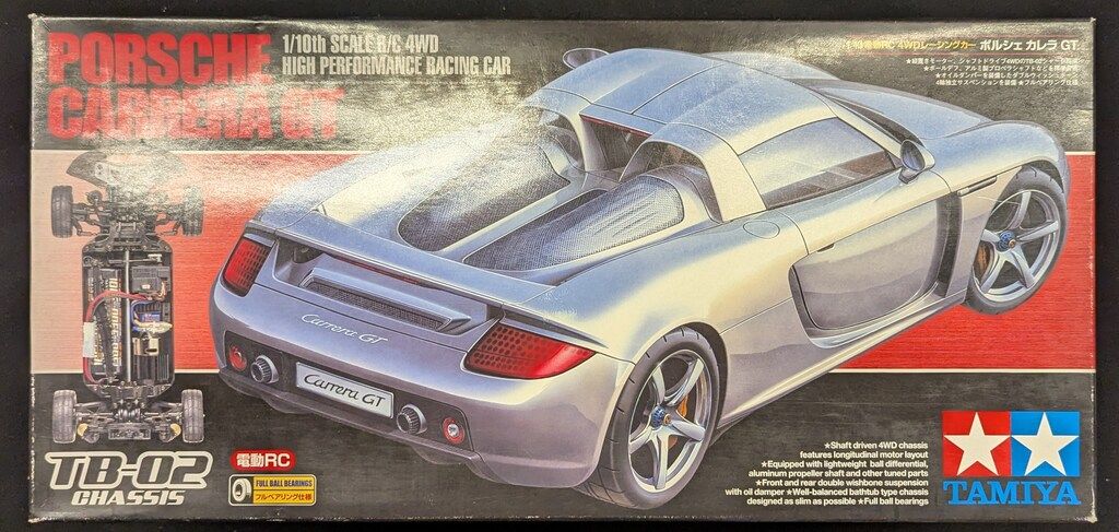 タミヤ 1|10 電動RC 4 WDレーシングカー ポルシェ カレラ GT|電動RC