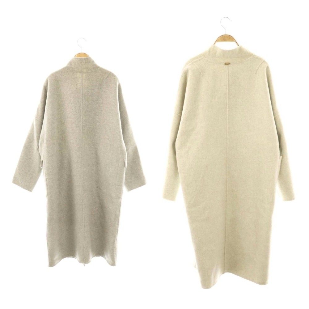 ミューズ ドゥーズィエム クラス MUSE de Deuxieme Classe ウールチェスターコート アウター リバーシブル オフホワイト グレー DO OS