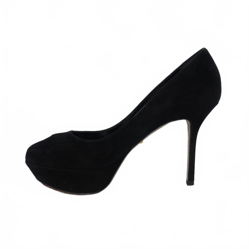 セルジオロッシ Sergio rossi オープントゥ スエードレザー ヒール