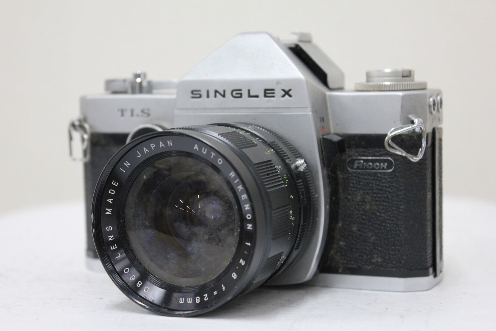 訳あり品 リコー Ricoh SINGLEX TLS AUTO RIKENON 28 mm F 2.8 ボディレンズセット e 4519