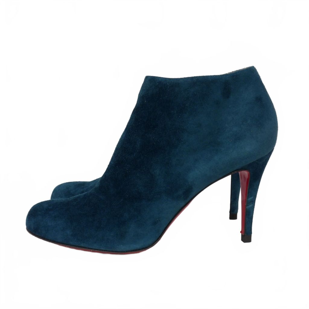 クリスチャンルブタン Christian louboutin スエード ブーティ ヒール