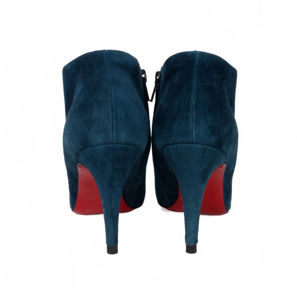 クリスチャンルブタン Christian louboutin スエード ブーティ ヒール