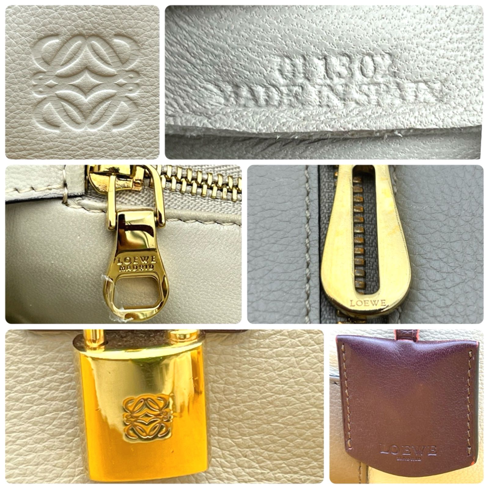 【美品】LOEWE ロエベ アマソナ28 トリコロール ブラウン系 ミニボストン 楽天市場】【バッグ】LOEWE ロエベ アマソナ28 トリコロール