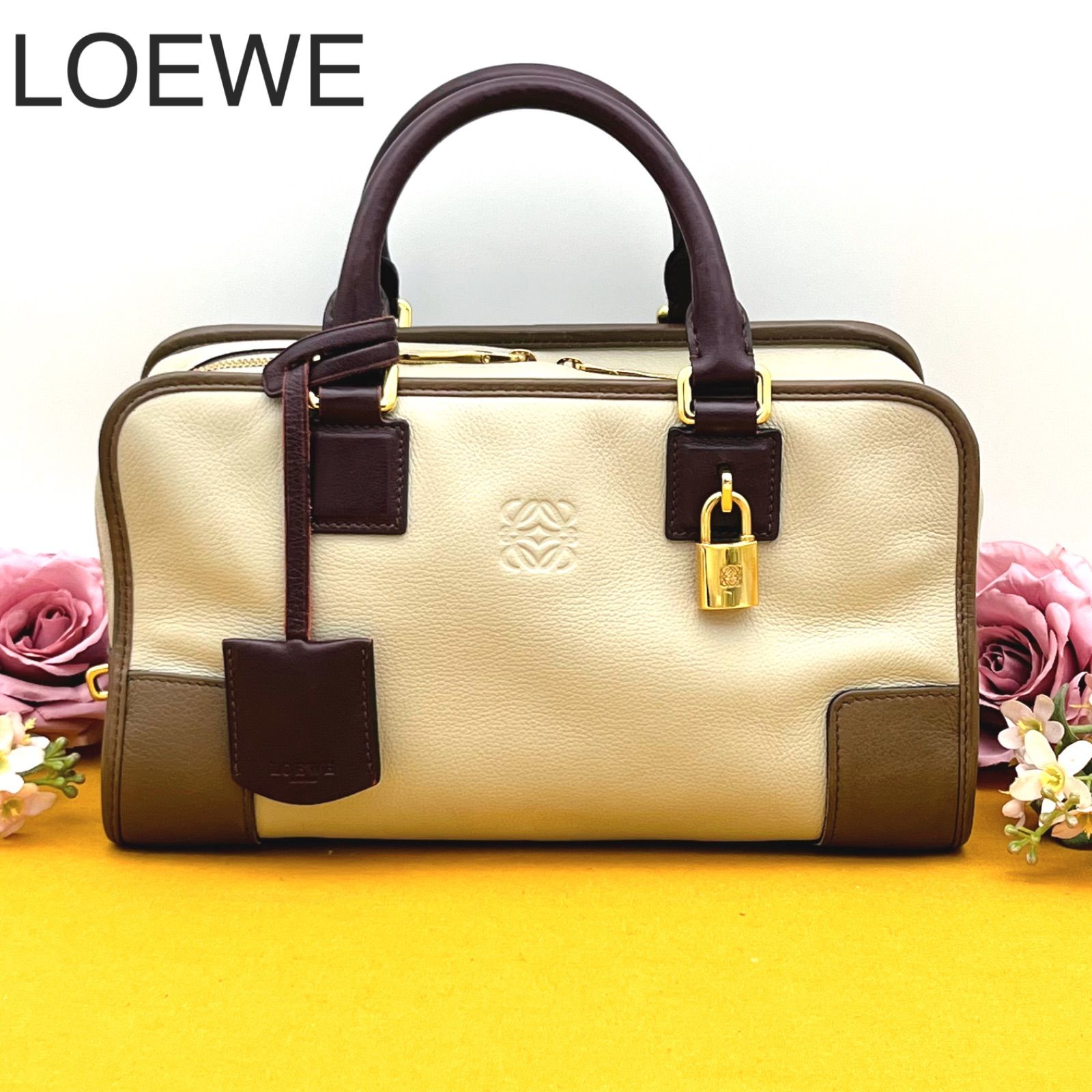 ✨希少✨LOEWE ロエベ アマソナ28 アナグラム ハンドバッグ ミニ