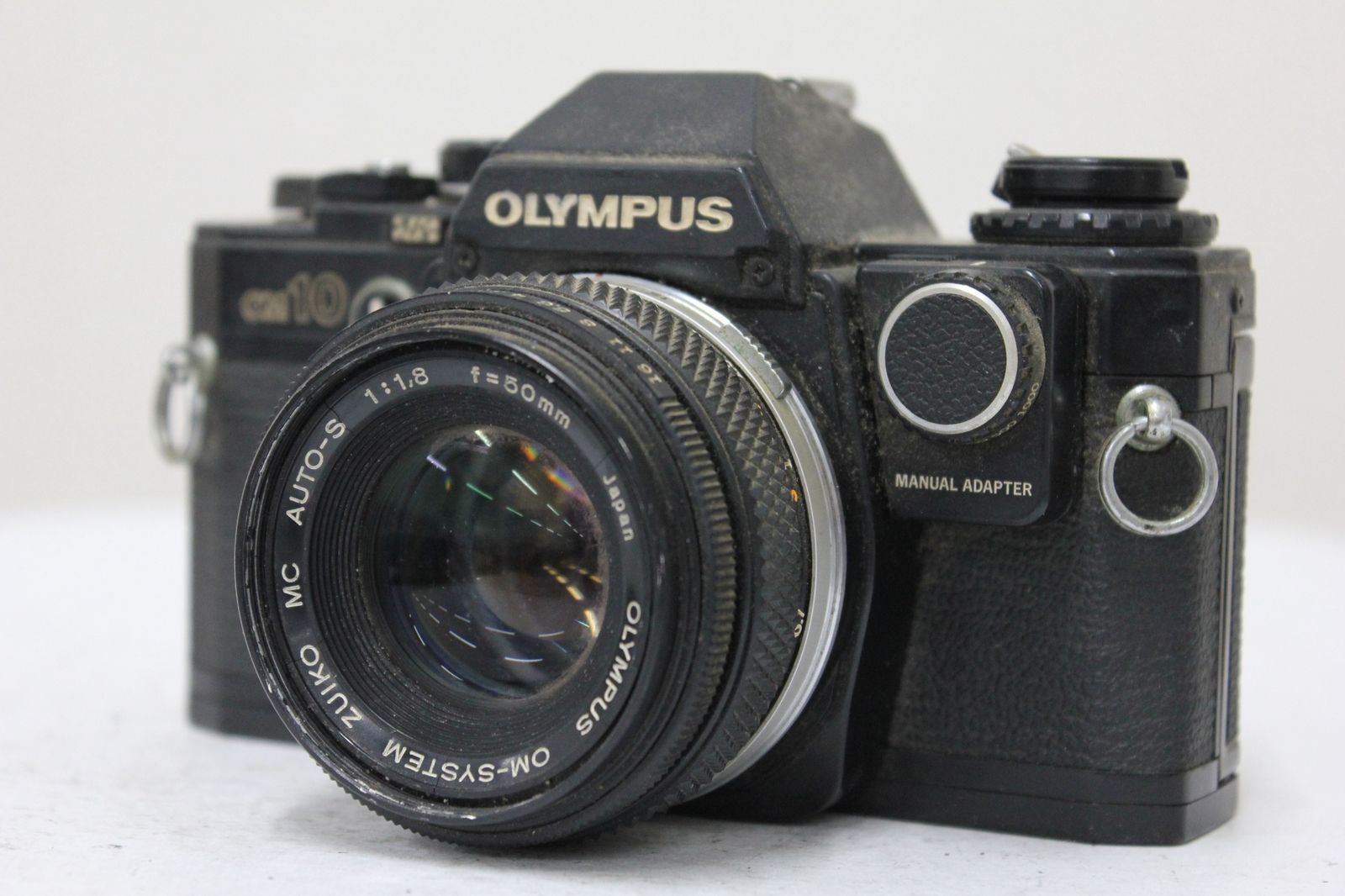 返品保証】 オリンパス Olympus OM10 ブラック ZUIKO MC AUTO-S 50mm