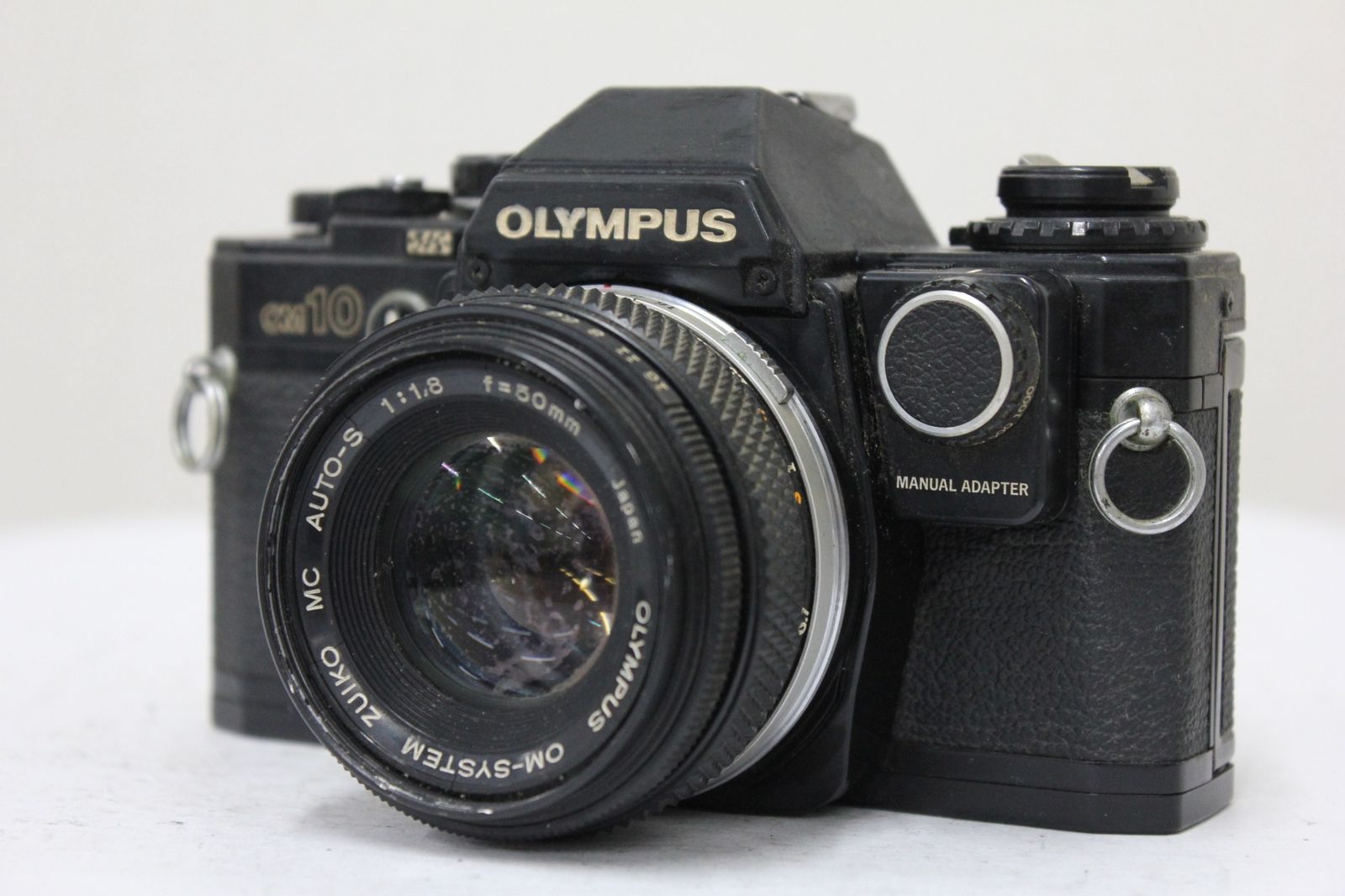 返品保証】 オリンパス Olympus OM10 ブラック ZUIKO MC AUTO-S 50mm