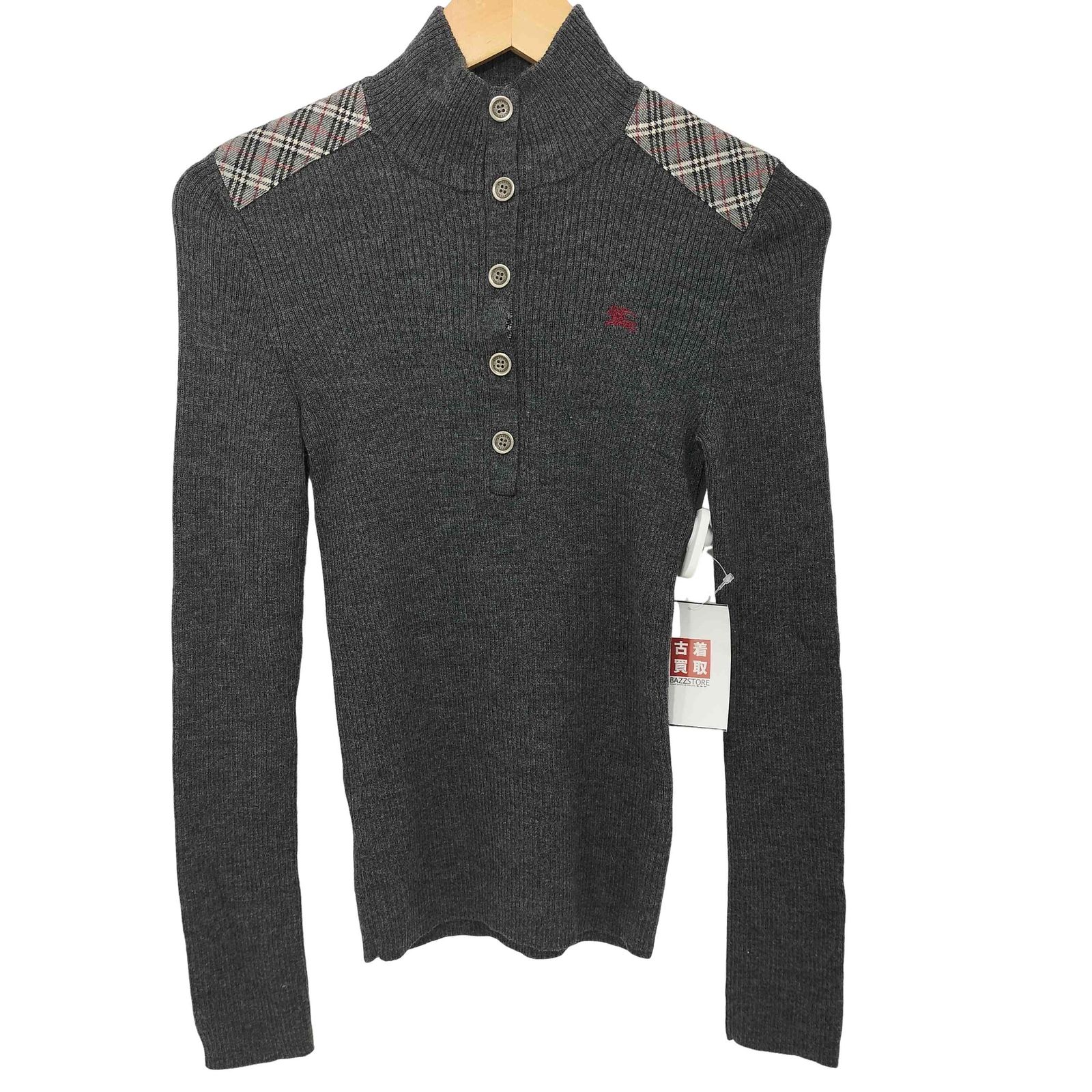 バーバリーロンドン BURBERRY LONDON ホース刺繍 ノバチェック プル