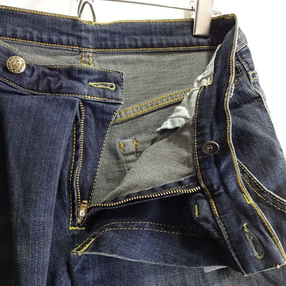  R 13 X OVER W 72 cm クロスオーバースキニーデニム ストレッチ 藍青 レディース イタリア アールサーティーン スキニーデニム デニム ジーンズ