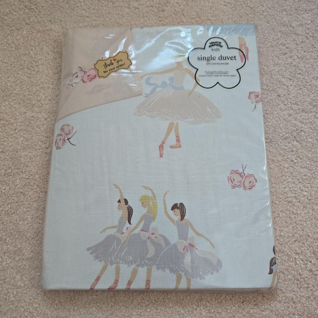 ローラアシュレイ タバサ デュベカバーセット シングル ローラアシュレイ 掛け布団カバー＆枕カバーセット タバサ バレリーナ