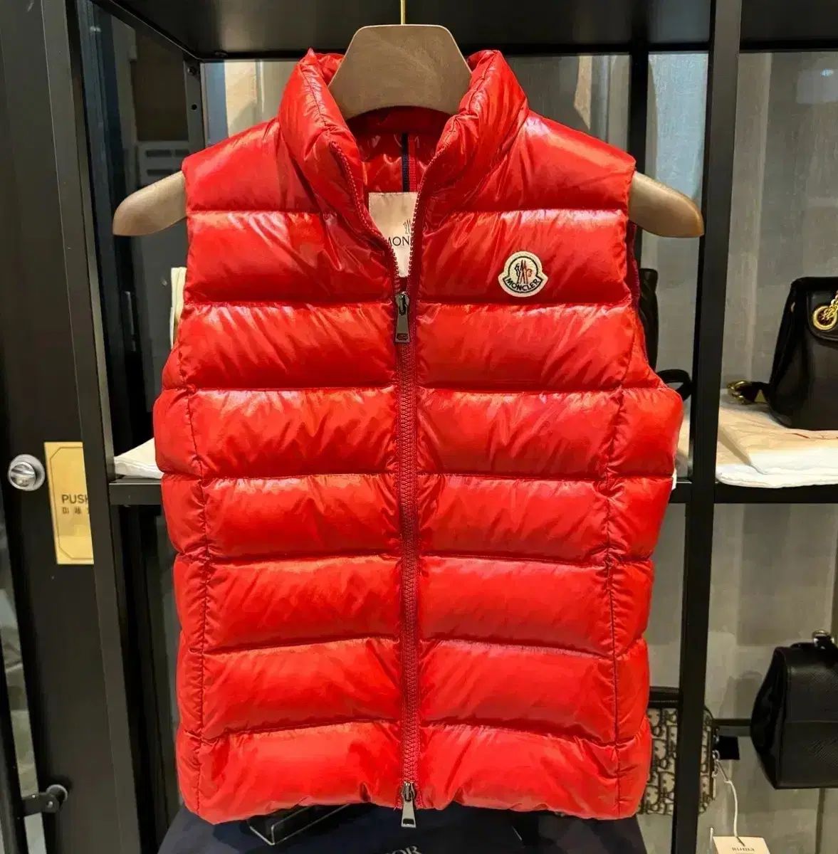 MONCLER GANNI レディース ダウンベスト レッド