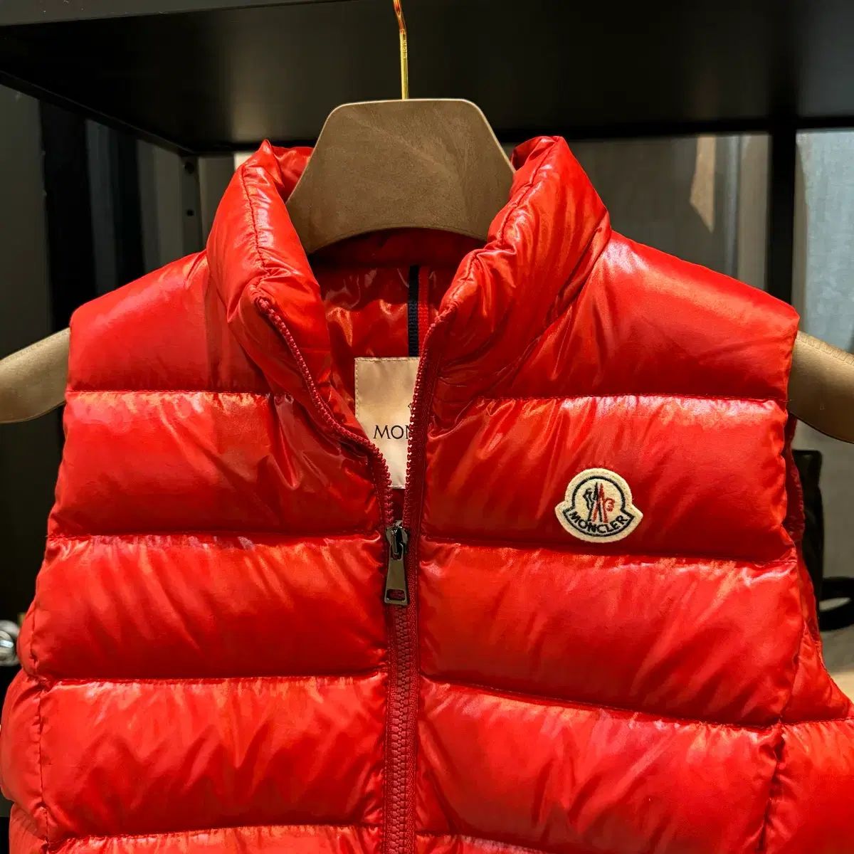 MONCLER GANNI レディース ダウンベスト レッド