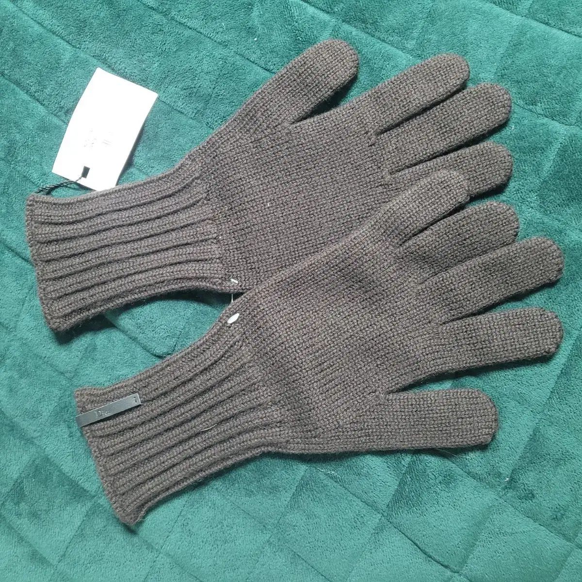 DIOR ディオール ニット 手袋 ブラウン