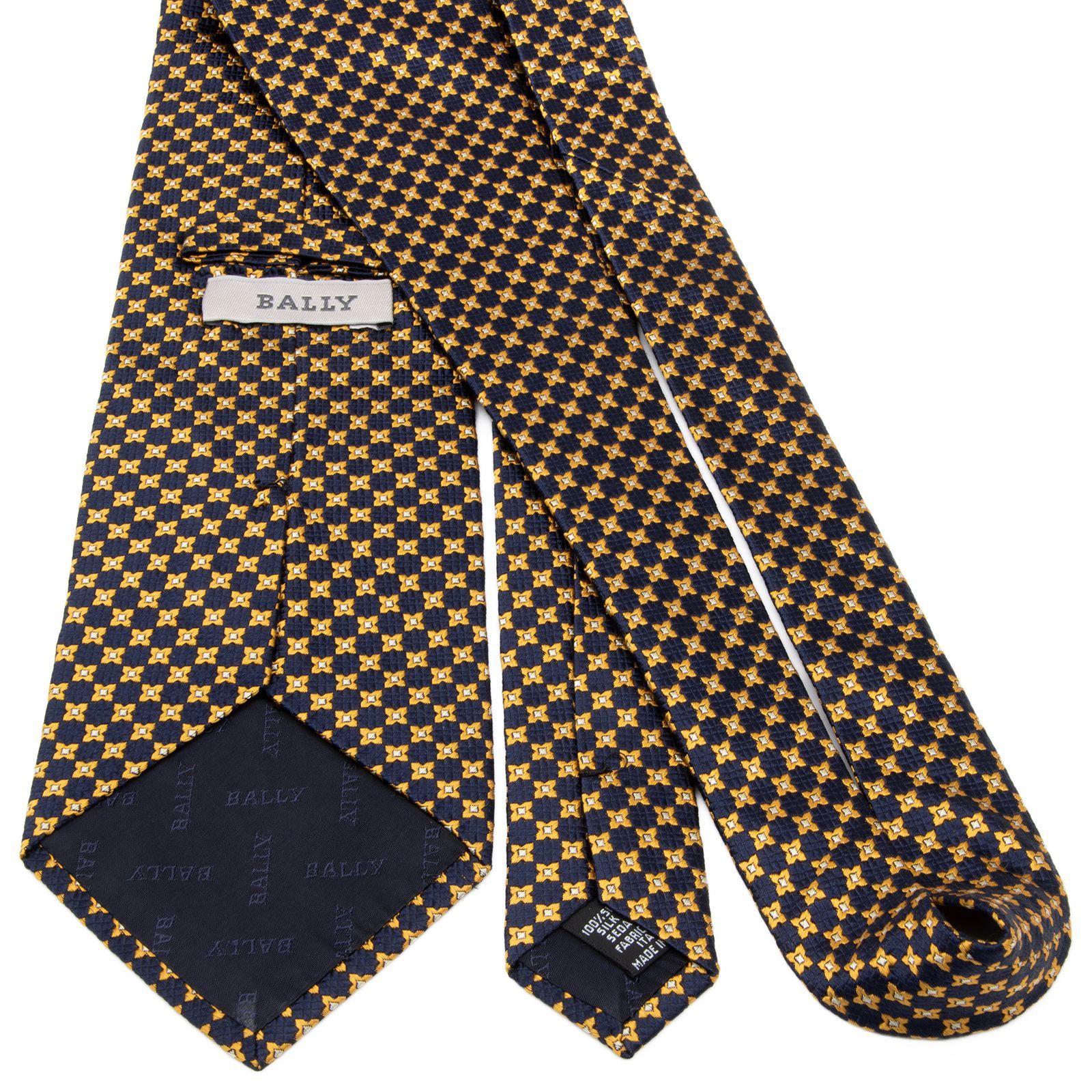 送料無料 バリー ネクタイ ジャガードタイ 新品同様 メンズ レディース