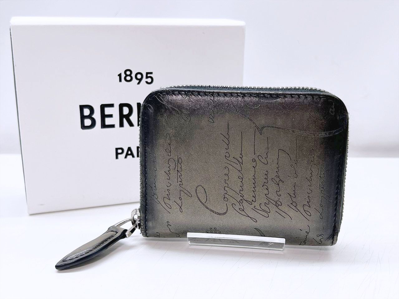 美品 Berluti ベルルッティ ワパ マネーパース ジップ コインケース