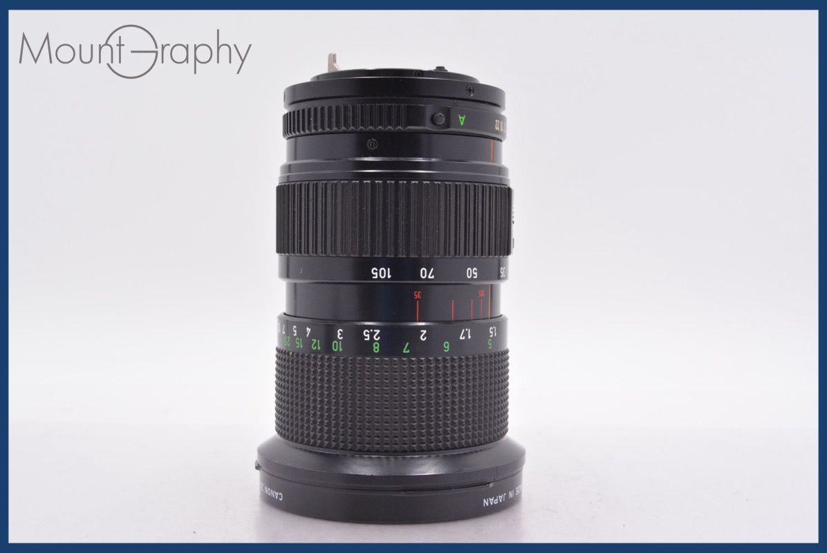  キヤノン Canon FD 35 105 mm F 3 5 前後キャップ レンズフィルター付 同梱無料 am 2171 その他 カメラ
