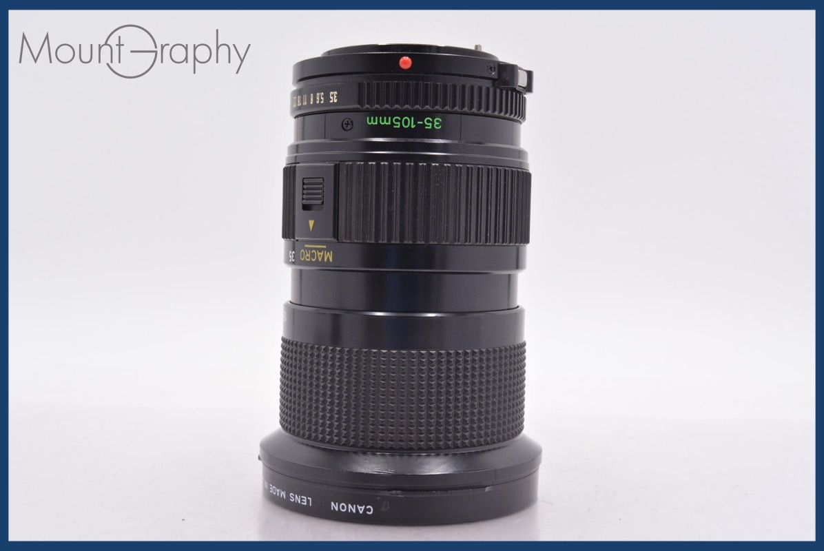 キヤノン Canon FD 35 105 mm F 3 5 前後キャップ レンズフィルター付 同梱無料 am 2171