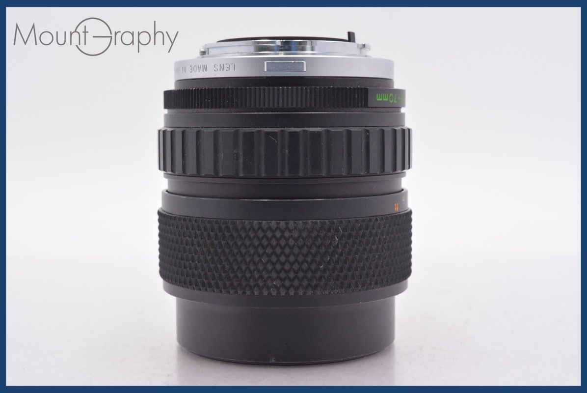 オリンパス OLYMPUS OM SYSTEM ZUIKO MC AUTO ZOOM 35 70 mm F 3 6 前後キャップ レンズフィルター付 同梱無料 am 2182