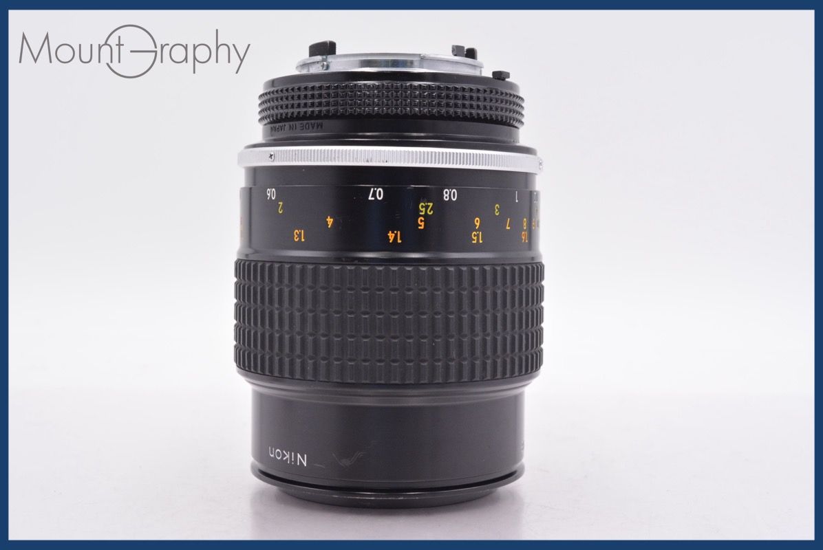  ニコン Nikon Micro NIKKOR 105 mm F 4 Ai 前後キャップ レンズフィルター付 同梱無料 am 2186 その他 カメラ