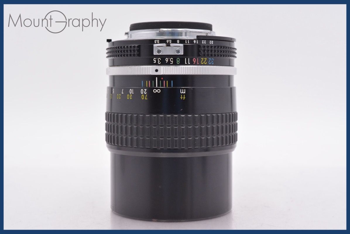 ニコン Nikon NIKKOR 135 mm F 3 5 Ai 前後キャップ レンズフィルター付 同梱無料 am 2187