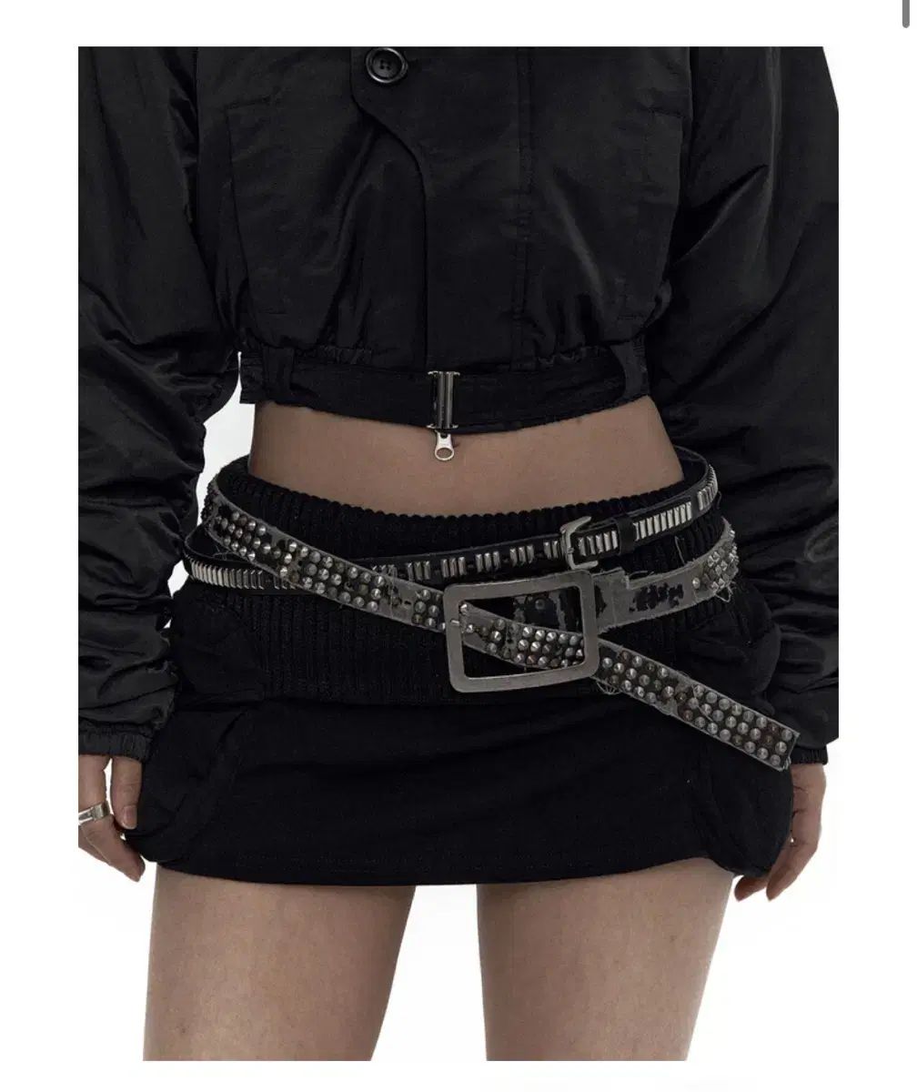 Kashiko Knit Micro Skirt Black サイズ S