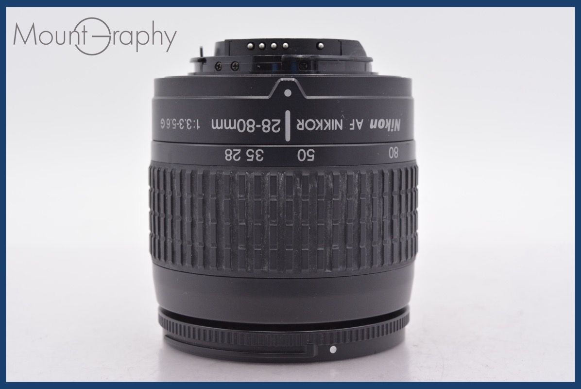 ニコン Nikon AF NIKKOR 28 80 mm F 3 5 6 G 前後キャップ レンズフィルター付 同梱無料 am 2213