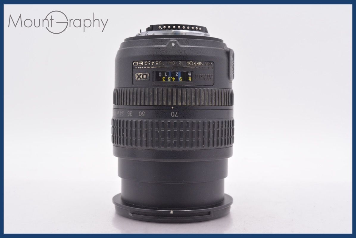 実用 ニコン Nikon AF S NIKKOR DX 18 70 mm F 3 5 4 G ED 後キャップ付 同梱無料 am 2215
