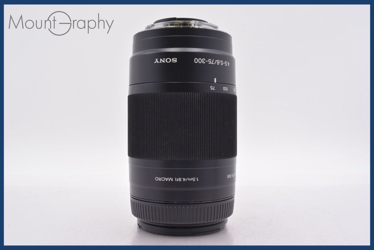  ソニー SONY 75 300 mm F 4 5 6 前後キャップ レンズフィルター付 同梱無料 am 2226 その他 カメラ