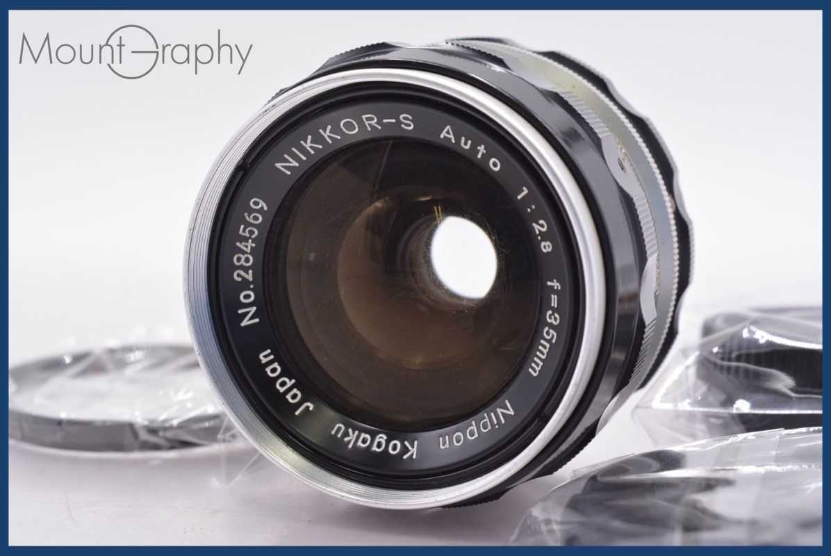 実用 ニコン Nikon NIKKOR S Auto 35 mm F 2 8 非Ai 前後キャップ レンズフィルター付 同梱無料 am 2231