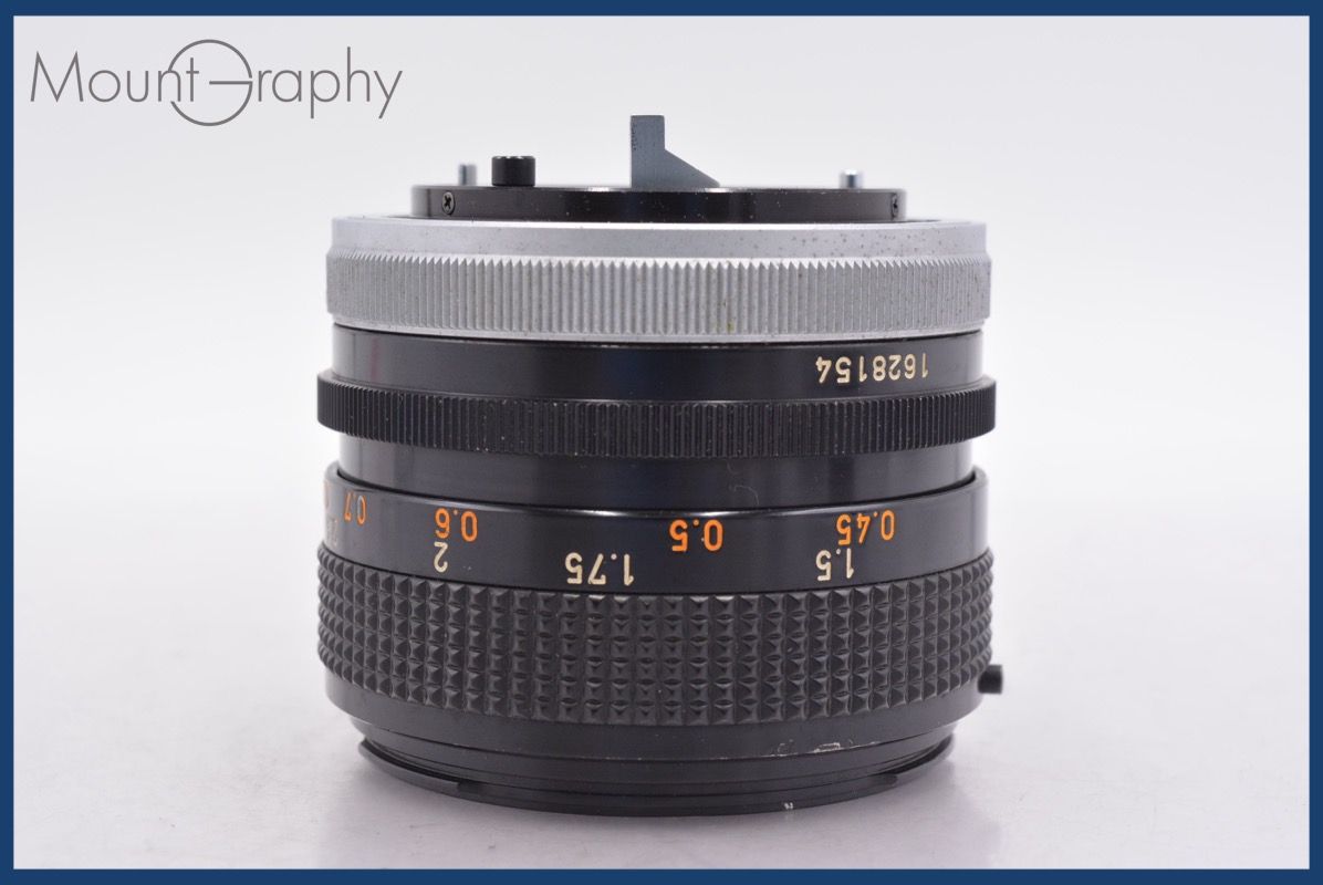 キヤノン Canon FD 50mm F1.4 S.S.C. 前後キャップ&レンズフィルター付