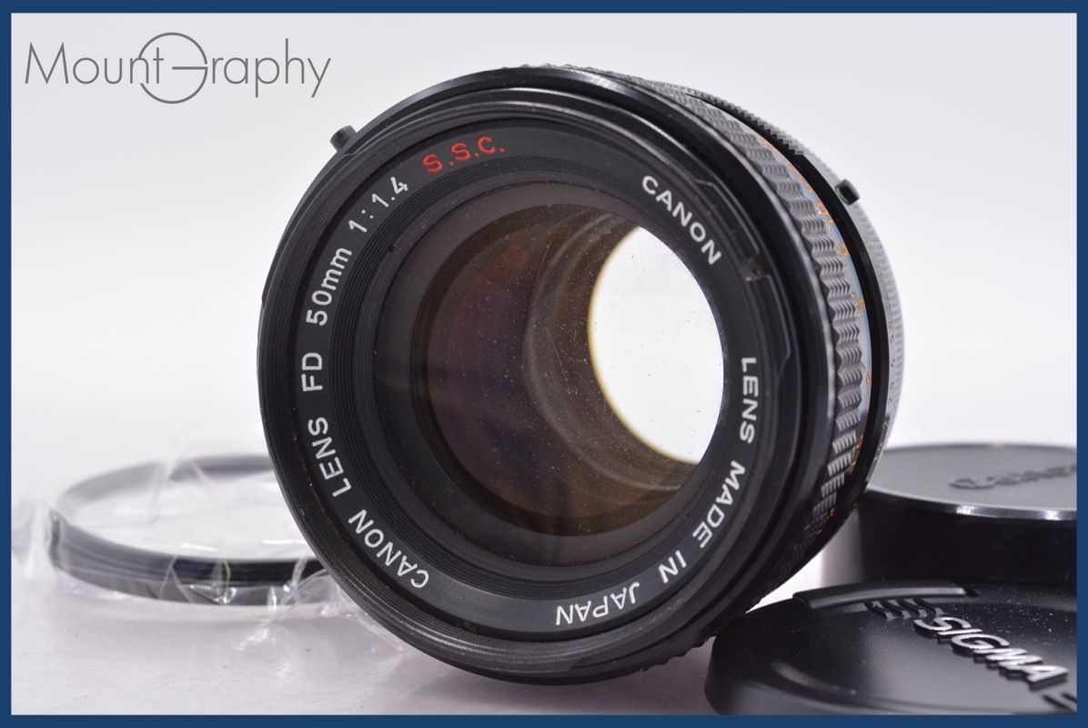 ★美品★キャノン CANON NEW FD 50mm F1.4 ★前後キャップ★ Gear Review: Canon 
