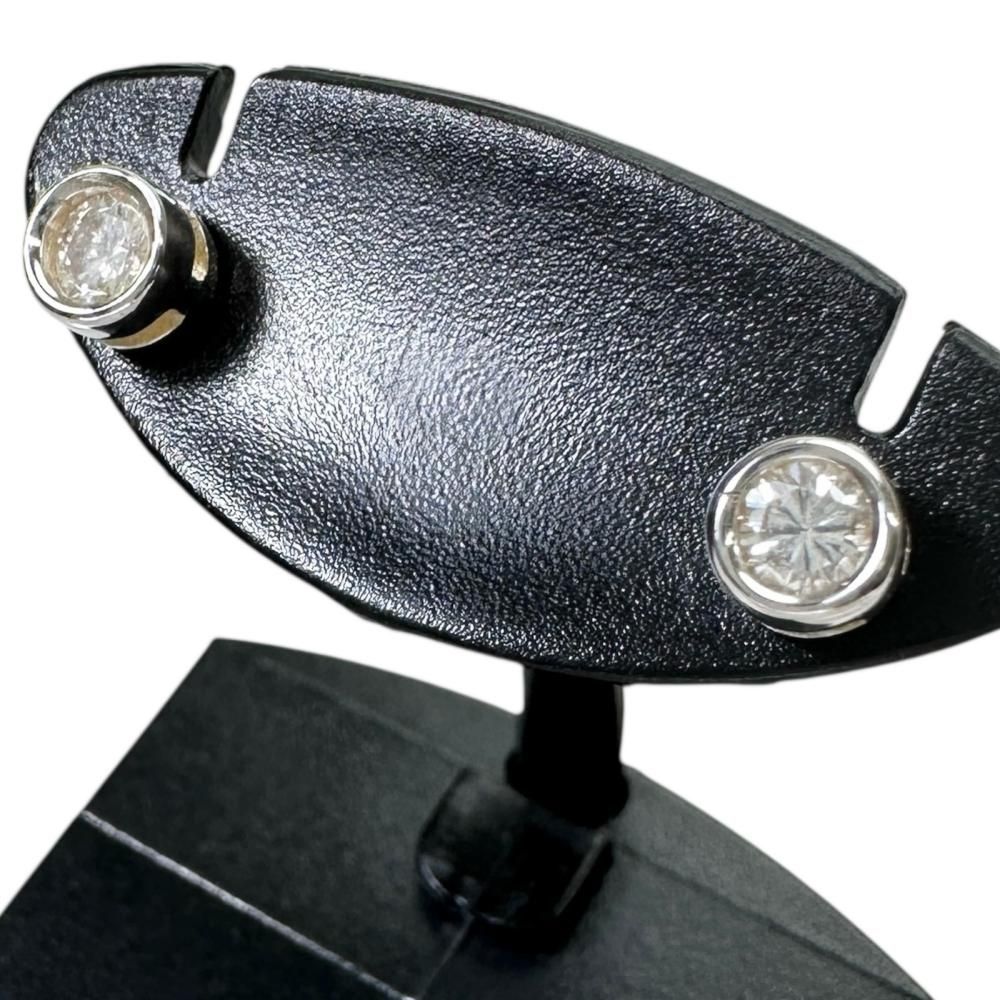 ダイヤモンド 0. ct ピアス K 18ゴールド 18金 |K 18 WGホワイトゴールド 1.1 g レディース NN